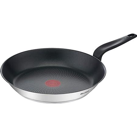 Tefal 20cm Comfort Max Stainless Steel Non Stick Frying Pan Silver