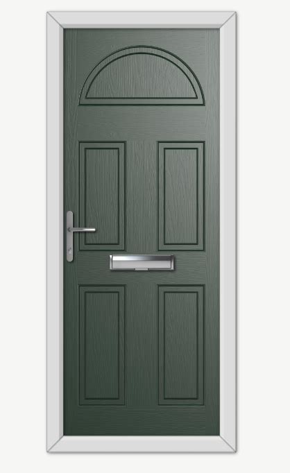 Winslow 1 Green Composite Door Build Your Own Door