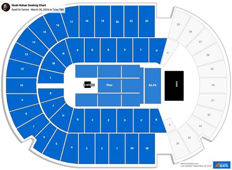 SaskTel Centre: Seating Chart and Venue Event Information 23