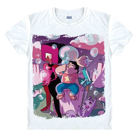 Mens T Shirts Steven Universe Star Cookie Cat T Shirts Short Sleeve