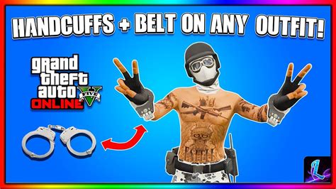 How To Get HANDCUFFS BELT On ANY Outfit In GTA 5 Online After Patch 1