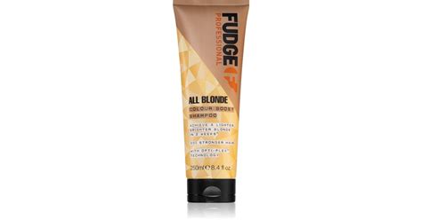 Fudge All Blonde Colour Boost Shampoo Revitalizing Shine Shampoo For Dull Hair For Blonde Hair