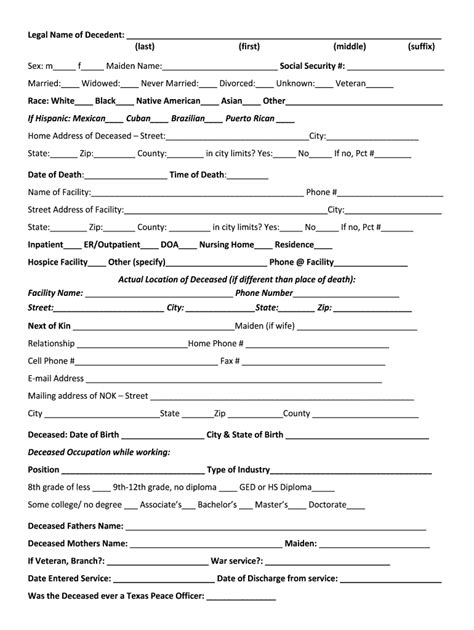 Tx Carnes Funeral Home Cremation Authorization Form Fill And Sign Printable Template Online