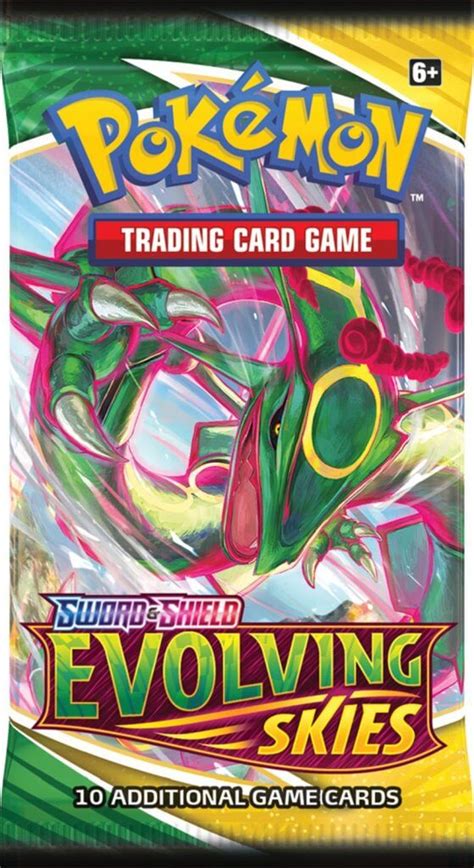 Pokemon TCG Evolving Skies Booster Pack Shadows N Rainbows