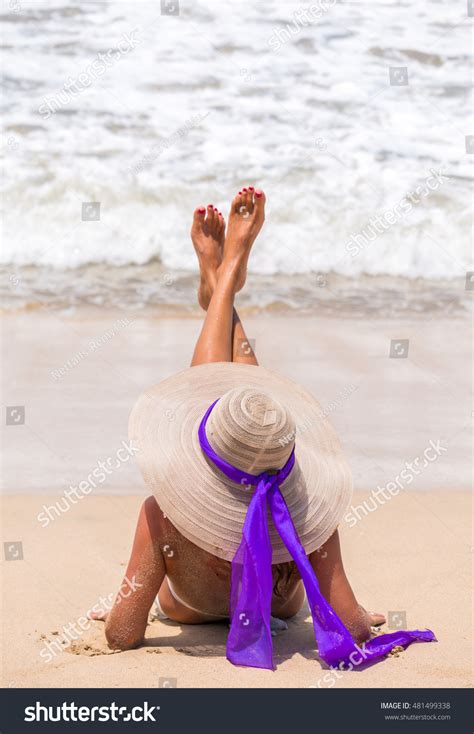 Woman Bikini Tropical Beach Stock Photo 481499338 Shutterstock