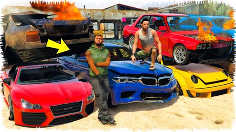 Джонни Свалкадан БМВ М5 тауып алды (GTA V) жони джони - YouTube