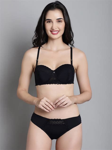 Buy MAKCLAN Self Design Lightly Padded Lingerie Set K2213LZS Lingerie Set For Women 26274948