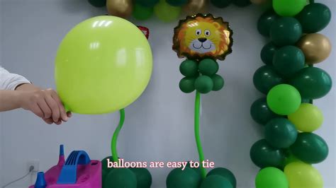 Happy Birthday Party Supplies Decoration Balon Jungle Theme Animal ...