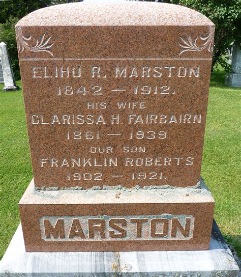 Elihu Robert Marston Ii Memorial Find A Grave