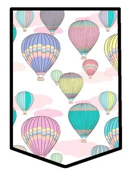 LET S GET CARRIED AWAY WITH MATH Hot Air Balloon Welcome Back To School B