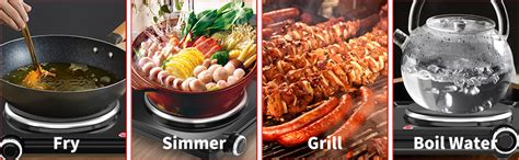 Amazon Vayepro Hot Plate W Portable Electric Stove Single Electirc Cooktop Portable