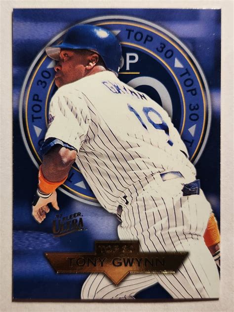 1997 Fleer Ultra Top 30 12 Tony Gwynn EBay