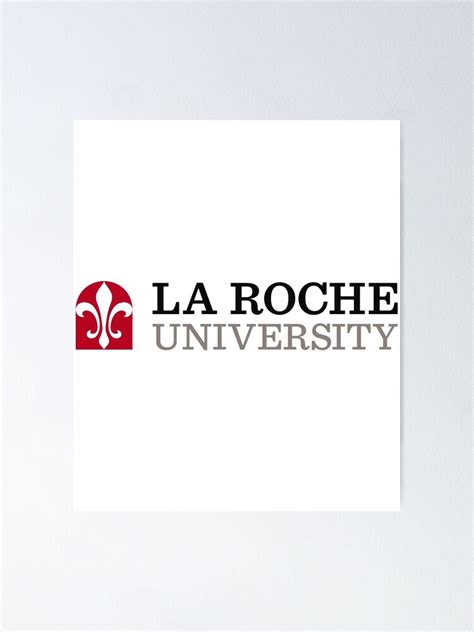 "la roche university logo" Poster for Sale by fabianrey | Redbubble