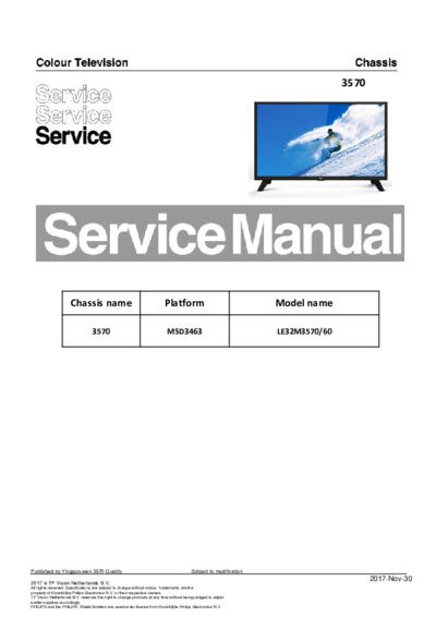 AOC LE32M3570-60, Service Manual, Repair Schematics