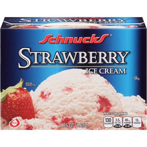 Schnucks Strawberry Ice Cream 1 75 Qt Instacart