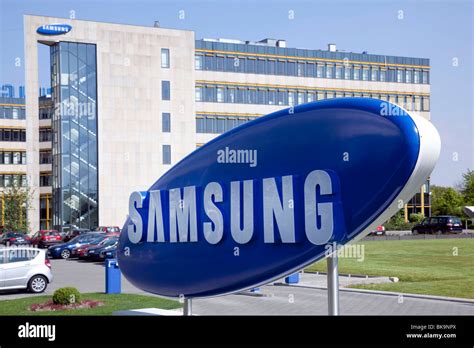Samsung Electronics GmbH company headquarters in Germany Schwalbach ...
