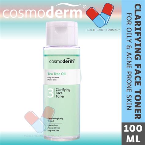 Cosmoderm Tea Tree Oil Clarifying Face Toner 100ml Shopee Malaysia