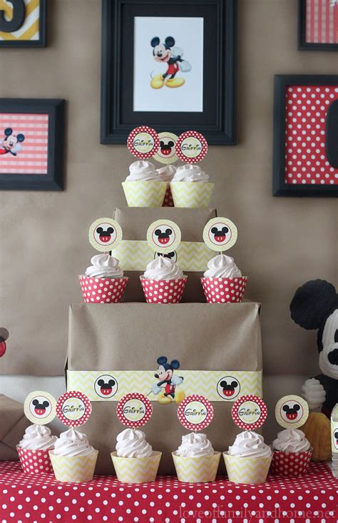 Mickey Mouse Birthday Party Ideas {Griffin Turns THREE} - Love of Family & Home