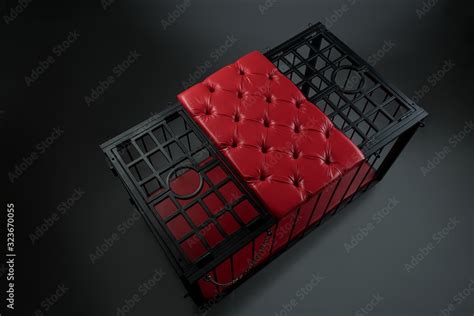 Bdsm furniture high angle shot Stock Photo | Adobe Stock