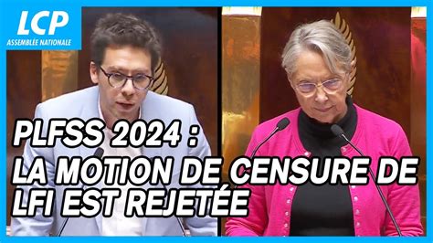 Budget De La S Curit Sociale La Motion De Censure De Lfi Est