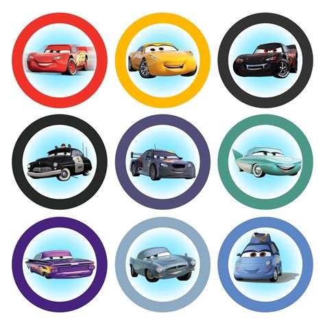 Disney Cars Cake Toppers 10 Free PDF Printables Printablee