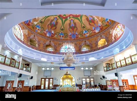 Dome And Manji Sahib Inside Guru Nanak Darbar Gurdwara The Magnificent