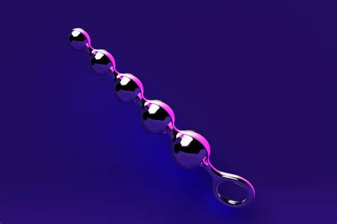 Premium Photo Adult Toys Purple Butt Anal Plug D Illustration