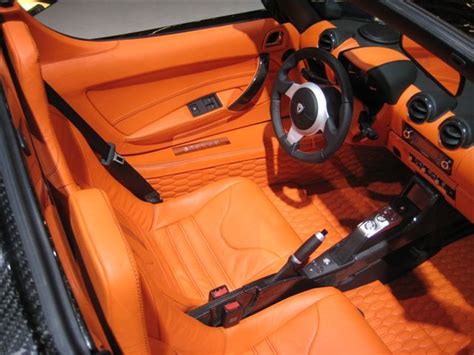 Orange Leather Car Interior Orange Interior Car Interior Orange Leather