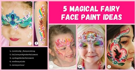 5 Magical Fairy Face Paint Ideas Face Paint Shop Australia