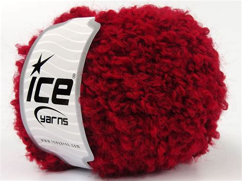 Alpaca Boucle Red At Ice Yarns Online Yarn Store