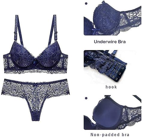 Shekini Completi Intimi Da Donna Lingerie Reggiseno Con Ferretto In