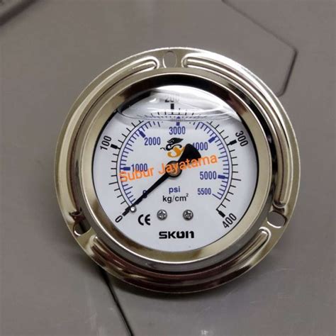 Jual Pressure Gauge Payung Stainless Skon 2 1 2 Inchi 400 Bar 5500