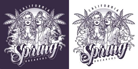 Bikini Girl Logo Vector Images Over