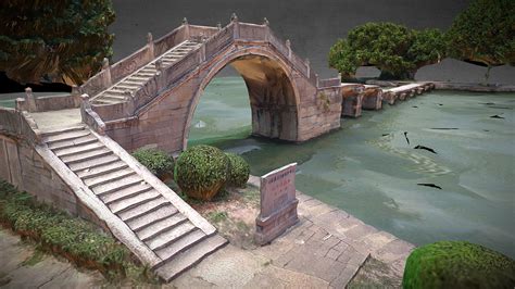 Shaoxing Taiping Bridge 3d Model By Tigershill Tigerofchen