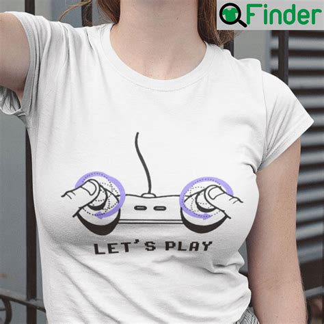 Boob Controller Lets Play Shirt Game Controller Dirty Mind Q Finder Trending Design T Shirt