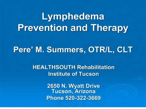 Ppt Lymphedema Powerpoint Presentation Free Download Id4847427