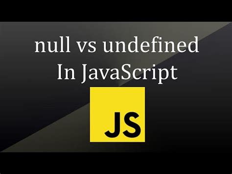 Difference Between Null Vs Undefined In Javascript Interview Question