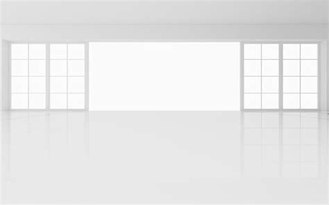 Premium Photo The White Empty Room 3d Rendering