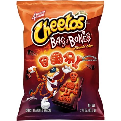 Cheetos Bag Of Bones Flamin Hot Cheese Flavored Snacks Oz Ralphs