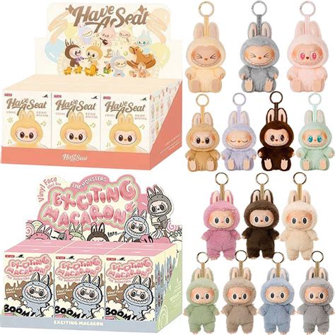 Hot Sale Anime Figure Labubu Blind Box Have A Seat Series Vinyl Pendant Doll Model Toy Cute