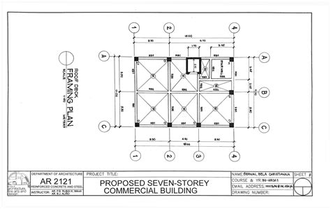 Floor Framing Plan For Commercial Building