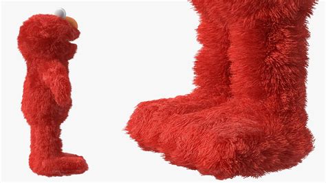 Elmo Full Body Hand Puppet Fur Rigged 3d Model Turbosquid 2004708