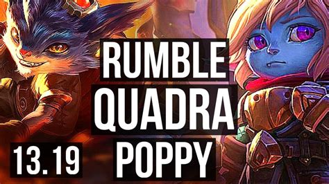 Rumble Vs Poppy Top Quadra Games Legendary Kr