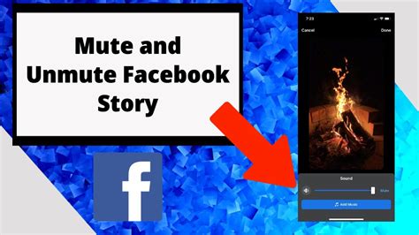 How To Mute And Unmute Facebook Story YouTube