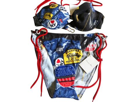 Christian Dior Maillot de bain 2 pièces Bikini Synthétique Multicolore ref 6361 Joli Closet