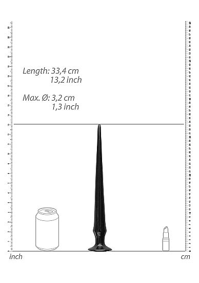 Long Plug Anal Silicone Noir PlugezVous L Expert En Plug Anal