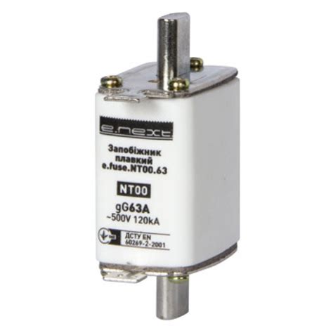 Купить Предохранитель плавкий e.fuse.NT00.63, габарит 00, 63А в Киеве в ...