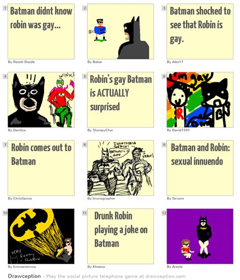 Batman Didnt Know Robin Was Gay Drawception