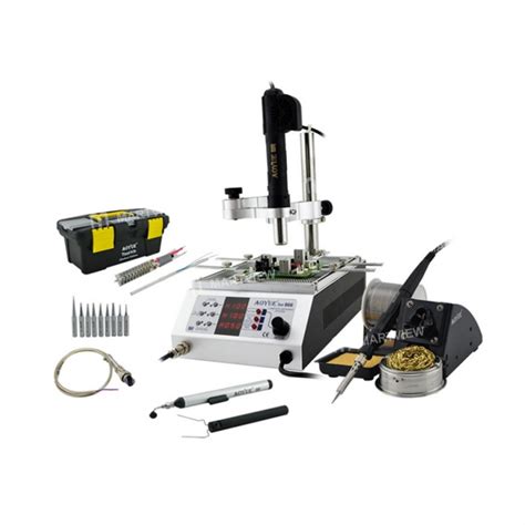 Aoyue Int In Hot Air Soldering Iron Station Rework Pre Heater