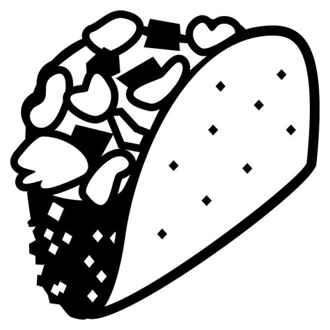 Taco Coloring Pages Free Printable Coloring Pages For Kids